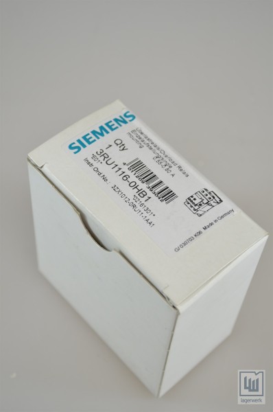 Siemens 3RU1116-0HB1 / 3RU1 116-0HB1, Überlastrelais / Overload-Relay S00 - Neu / New