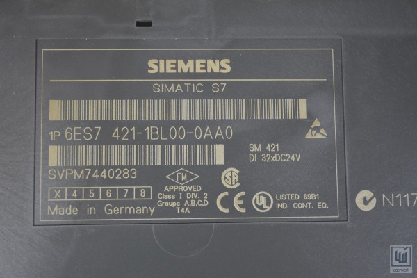 Siemens, 6ES7 421-1BL00-0AA0, SIMATIC S7-400 Digitaleingabe