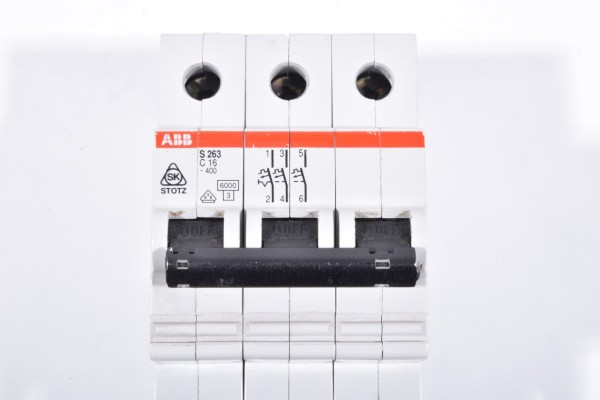 ABB S 263 / S263, Leitungsschutzschalter B|C|D, 3-polig