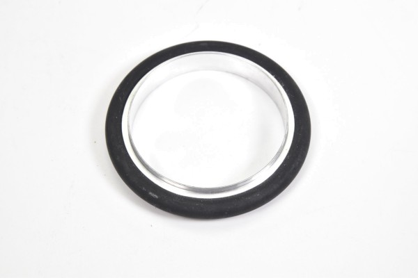 DN 40 ISO-KF, Zentrierring mit O-Ring, Aluminium, schwarz