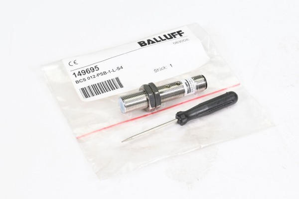 BALLUFF 149695, BCS 012-PSB-1-L-S4, kapazitiver Näherungsschalter
