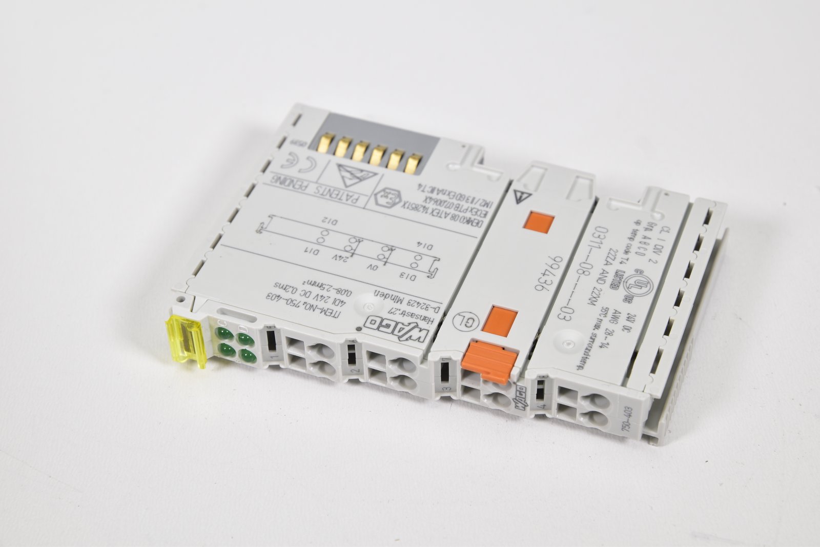 Wago 750-403 4 Input module 24VDC .2msec filter 