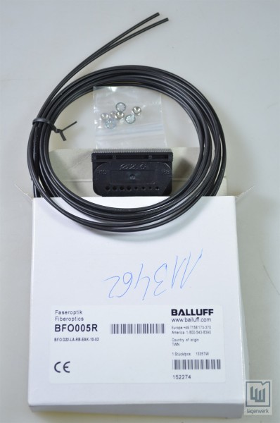 BALLUFF BFO005R, BFO D22-LA-RB-EAK-10-02, Faseroptik Kabel - NEU