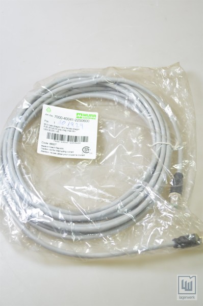 MURR 7000-40041-2250600, Rundsteckverbinder Sensor-Aktor-Kabel – NEU