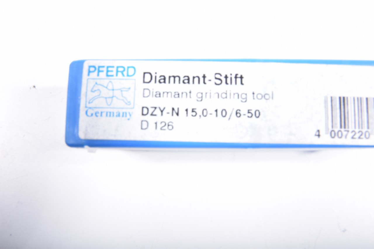 Diamant Stift DZY-N 15,0-10/6-50 NEU PFERD D126 