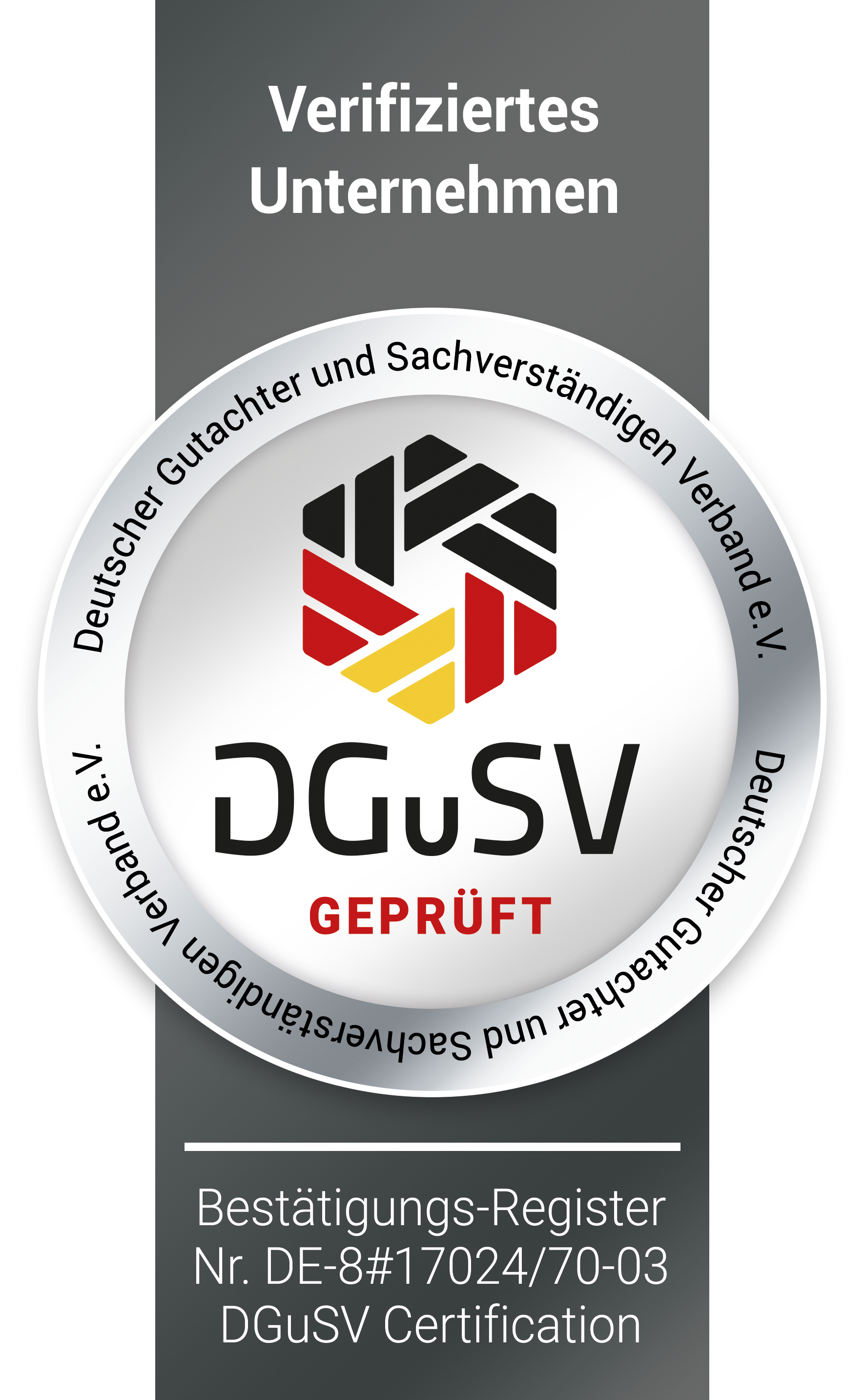 German appraiser and expert association eV - verified company