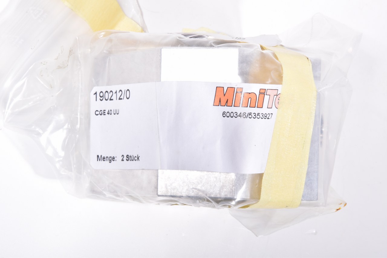 Details about   MINITEC CGE 40 UU 190212/0 Ø40 lubrication hole Linearset MINT CONDITION 