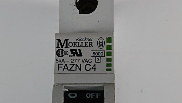 MOELLER FAZN C4 / FAZNC4, Schutzschalter