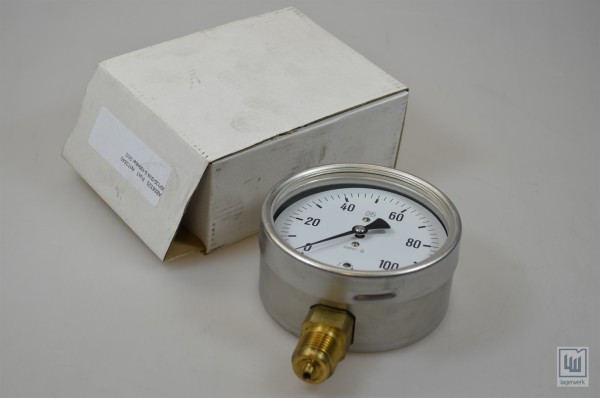 Empeo Kapselfedermanometer / spring manometer capsule NG100 - Neu / New