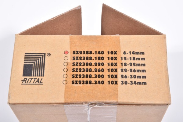 RITTAL SZ2388.140, Kabelschelle 6-14 mm (1PE=10Stk.) - NEU