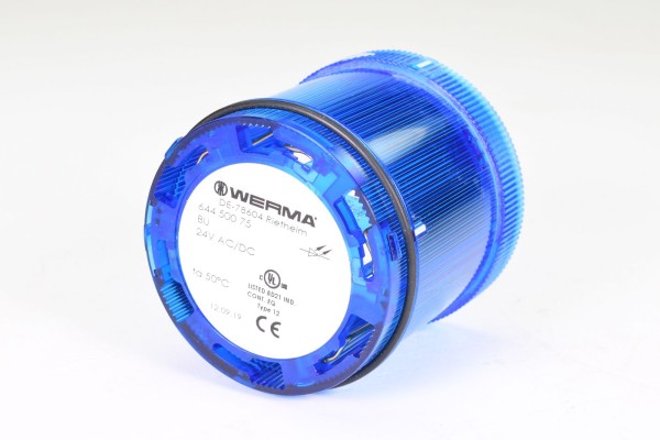 WERMA 644.500.75, LED-Dauerlichtelement, blau