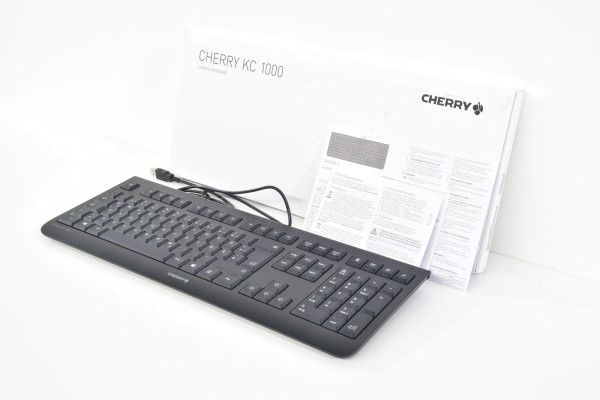 CHERRY JK-0800DE-2/02, KC 1000, Flache, kabelgebundene Tastatur