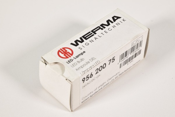WERMA 95620075, LED-Lampe 24VAC/DC GN - NEU
