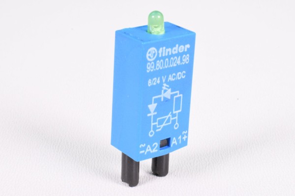 FINDER 99.80.0.024.98, Steckmodul mit LED