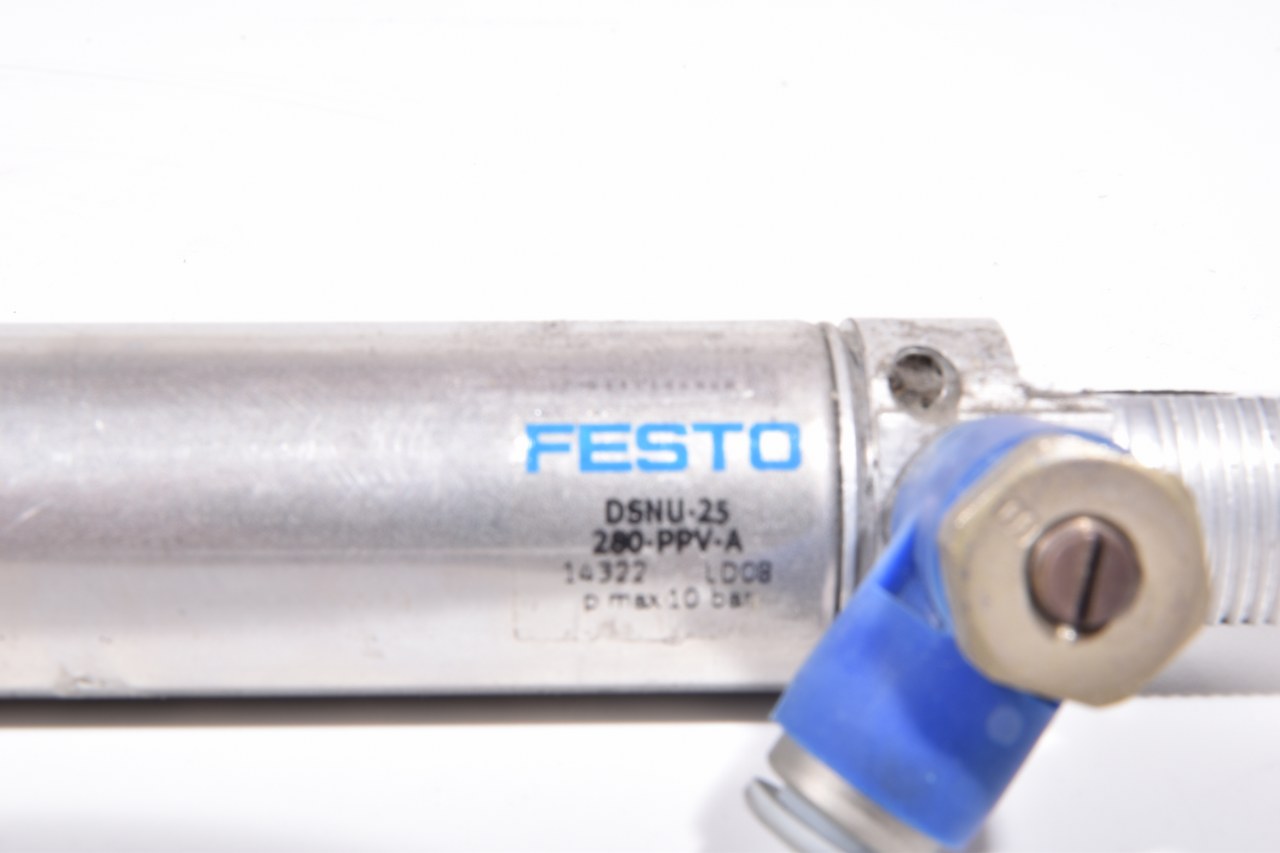 Festo DSNU-25-180-PPV-A Pneumatikzylinder Mat.Nr 14322  CD08  24-4 #3324 