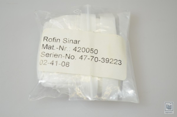 Rofin Sinar cover slide / cover glass 50mm dia. 2,5mm thikness, 420050 (1PU = 5Pc.) Neu/New