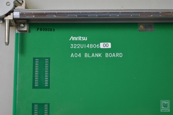 ANRITSU A04 Blank Board / 322UI4806, Steckmodul für MD8480C, W-CDMA Tester