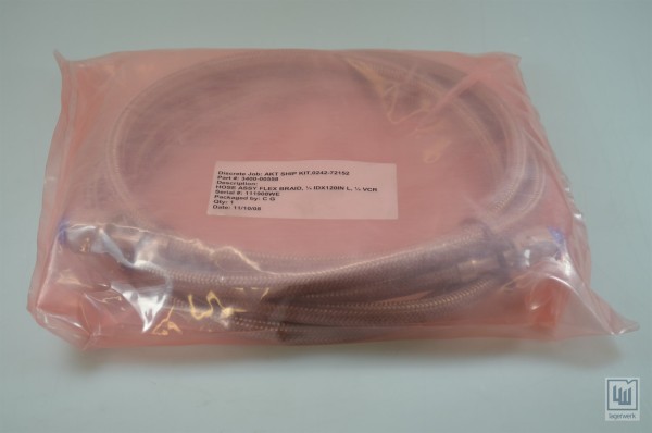 Swagelok VCR 316 BRZ, Metallgewebeschlauch Flexschlauch / Metal braided hose Flexible Tube