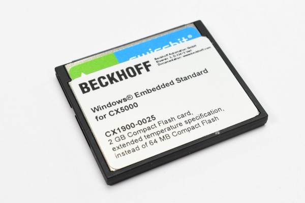 BECKHOFF CX1900-0025, Compact-Flash-Karte, 2 GB