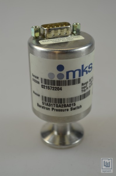 MKS 51A31TGA2BA015, Type 51A Mini Vacuum Pressure Switch