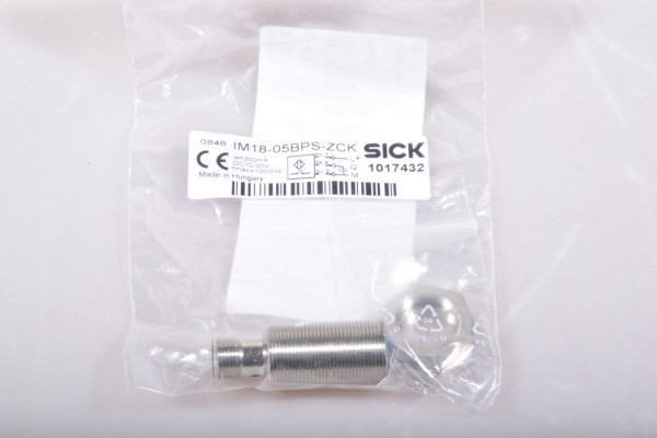 SICK 1017432, IM18-05BPS-ZCK, Sensor induktiv