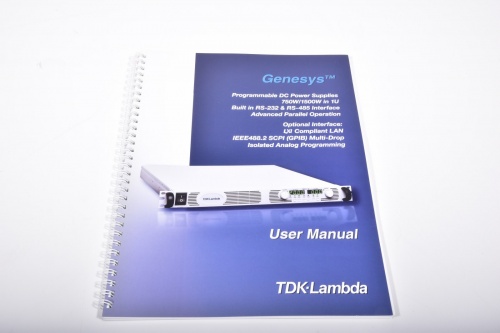 TDK-Lambda, GEN40-19, Laboratory power supply GEN750W with user manual